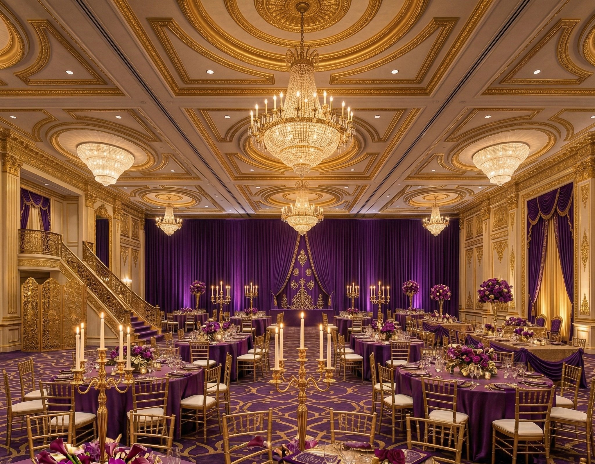 Grand wedding ballroom