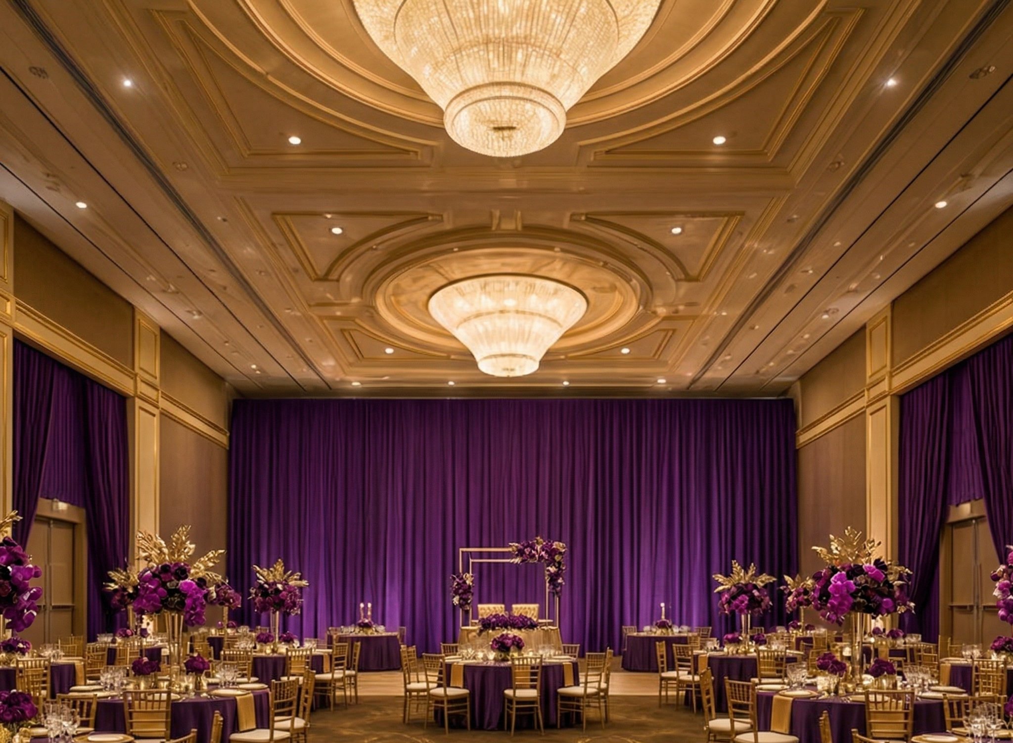 Elegant crystal hall